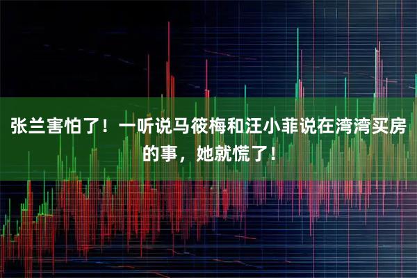 张兰害怕了！一听说马筱梅和汪小菲说在湾湾买房的事，她就慌了！